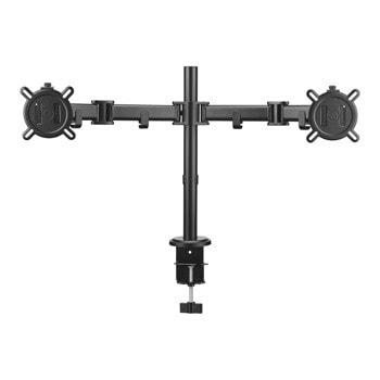 Стойка за монитор One For All DM 2210, за плот, за екрани от 13" до 30", VESA до 100x100, до 8кг, регулируема, за 2 монитора, черна | JAR Computers One For All DM 2210