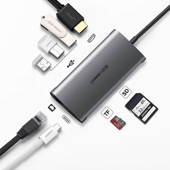 Ugreen 8-in-1 USB-C Hub 4K 30Hz CAHUB-CV0G