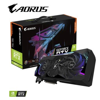 Видео карта Nvidia GeForce RTX 3080 Ti, 12GB, Gigabyte AORUS MASTER (GV-N308TAORUS M-12GD), PCI-E 4.0, GDDR6X, 384-bit, DisplayPort, HDMI | JAR Computers Gigabyte GV-N308TAORUS M-12GD