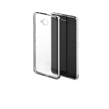 Калъф Glam Case за Microsoft Lumia 650, прозрачно сребърен | JAR Computers Microsoft Lumia 650 Silver Glam Case