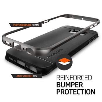 Spigen Neo Hybrid Case for Galaxy S6 Edge gunmetal