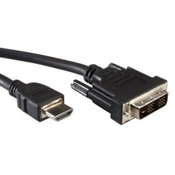 Кабел DVI(м) към HDMI(м) 5m