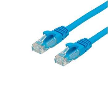 Пач кабел Roline, UTP, Cat.5e, 1m, син | JAR Computers Roline UTP Cat.5e 1m 21.15.0534