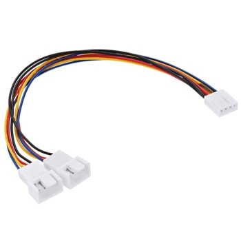 Захранващ кабел 18320, от 4-pin към 2x 4-pin, 0.3m | JAR Computers 18320