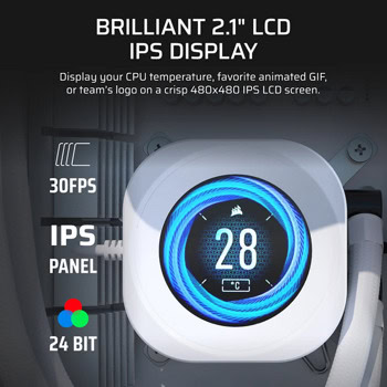 Corsair Nautilus 360 RS LCD White CW-9061034-WW