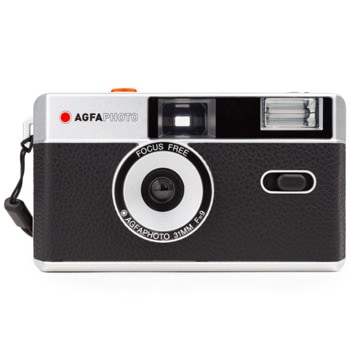 Фотоапарат AGFA Photo Analog 35mm Reusable Film Camera, светкавица, черен image