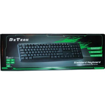 Клавиатура DeTech KB300S USB кирилизирана - 6031