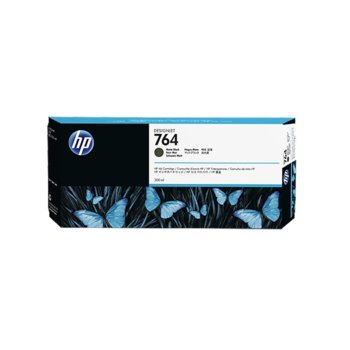 HP 764 300-ml Matte Black DesignJet Ink C1Q16A