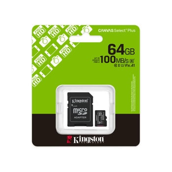 Карта памет 64GB microSDHC Kingston