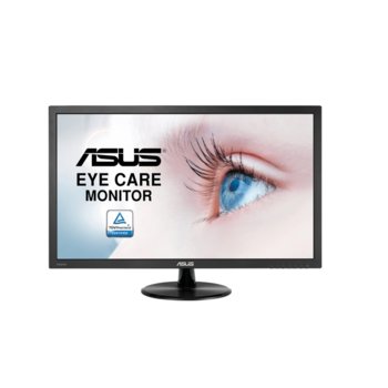 Монитор Asus VP247HAE (90LM01L0-B05170), 23.6" (59.94 cm) VA панел, Full HD, 5ms, 100000000:1, 250 cd/m2, HDMI, VGA | JAR Computers Asus VP247HAE 90LM01L0-B05170