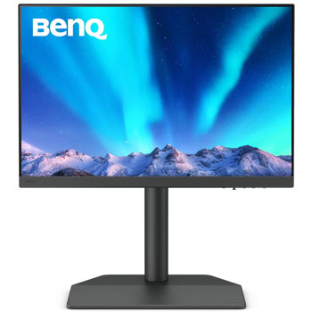 Монитор BenQ SW242Q (9H.LLVLA.TBE), 24.1" (61.21cm) IPS панел, WQHD, 5ms, HDR10, 400cd/m2, DisplayPort, HDMI, USB Type-C (PD), USB Hub | JAR Computers BenQ SW242Q 9H.LLVLA.TBE