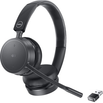 Слушалки Dell Pro Wireless Headset - WL5022, безжични, Bluetooth, микрофон, професионални, черни | JAR Computers Dell Pro Wireless Headset - WL5022