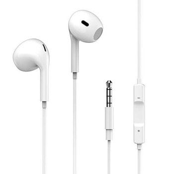 Слушалки Yookie XP107, микрофон, Jack 3.5mm,1.2m, Бял | JAR Computers слушалки yookie xp107 jack 3.5mm