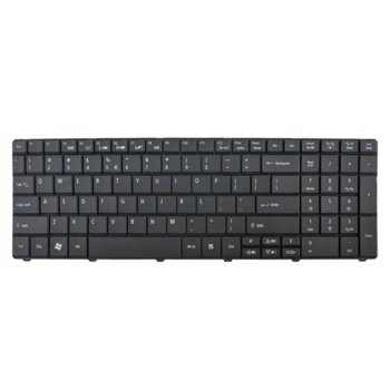 Клавиатура за лаптоп Acer, съвместима със серия TravelMate 8531 8571, черна, US/UK | JAR Computers Клавиатура за Acer TravelMate 8531 8571 US/UK