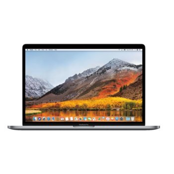 Лаптоп Apple MacBook Pro 15(Z0V20007W/BG(сребрист), шестядрен Coffee Lake Intel Core i7-8750H 2.2/4.1GHz, 15.4" (39.11 cm) WQXGA Retina дисплей & Radeon Pro 555X 4GB(USB C), 16GB, 256GB SSD, сензорен бар, BG клавиатура, MacOS High Sierra, 1.83kg | JAR Computers Apple MacBook Pro 15 Silver Z0V20007W/BG
