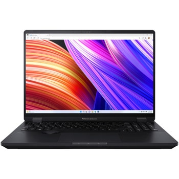 Лаптоп Asus ProArt Studiobook Pro 16 W7604J3D-MY961X (90NB10B1-M00490), двадесет и четириядрен Intel Core i9-13980HX 2.2/5.6GHz, 16" (40.64cm) 3.2K OLED Touch & RTX 3000 Ada Gen 8GB, (HDMI), 64GB DDR5, 2TB SSD, 2x Thunderbolt 4, Windows 11 Pro | JAR Computers Asus ProArt Studiobook Pro 16 W7604J3D-MY961X