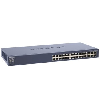 Netgear FS728TSEU 24-Port 10/100 Stacking Smart Sw