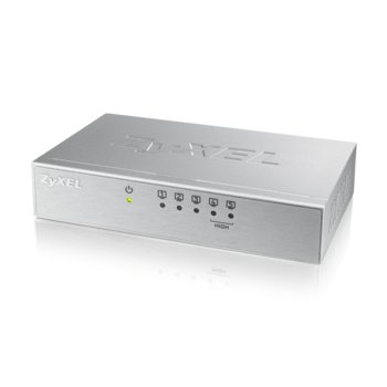 Суич ZyXEL ES-105A v3, 100Mbps, 5 порта, 5x 10/100 Ethernet port image