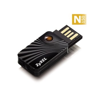 Мрежови адаптер ZyXEL NWD2105 N150, 150 Mbps, Wireless N/G/B, USB адаптер | JAR Computers ZyXEL NWD2105 Wireless N-lite USB Adapter