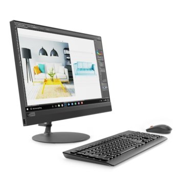 All in One Lenovo IdeaCentre AIO 520 (F0D200BTBG), двуядрен Skylake Intel Core i3-6006U 2.0GHz, 23.8"(60.45 cm) Full HD IPS Anti-Glare дисплей, (HDMI), 4GB RAM, 1TB HDD, 2x USB 3.0, Free DOS, с клавиатура и мишка | JAR Computers Lenovo IdeaCentre AIO 520 (F0D200BTBG)