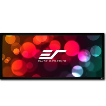Екран Elite Screens R125WH1-Wide Cinema235, стенен монтаж, 2920 x 1240 мм, 125" (317.5cm), 2.35:1 | JAR Computers Elite Screens R125WH1-Wide