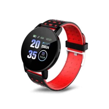 Смарт часовник 119 Plus, 44mm, Bluetooth V4.0, IP67, Различни цветове | JAR Computers Смарт часовник 119 Plus, 44mm, Bluetooth, IP67