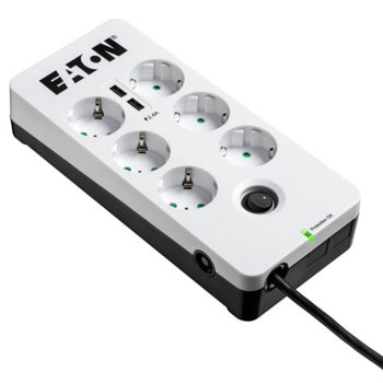 Eaton Protection Box 6 USB DIN PB6UD | JAR Computers Eaton Protection Box 6 USB DIN PB6UD