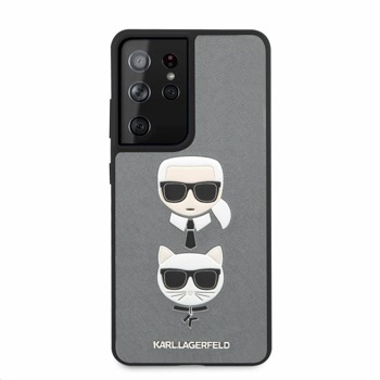 Karl Lagerfeld Saffiano Karl & Choupette Heads