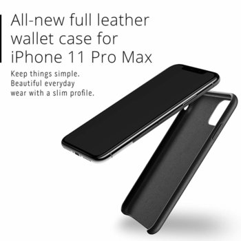 Mujjo Wallet iPhone 11 Pro Max MUJJO-CL-004-BK