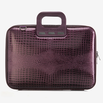 Чанта за лаптоп Bombata Shiny Cocco E00862-27, до 14" (35.56cm), лилава | JAR Computers Bombata Shiny Cocco Plum Purple E00862-27