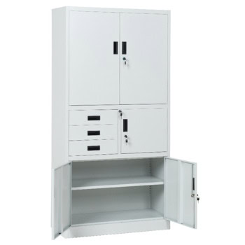 метален шкаф carmen cr-1281 е k - сив | JAR Computers метален шкаф carmen cr-1281 е k - сив