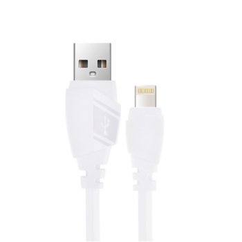Кабел Devia Aex, USB A(м) към Lighting(м), 1.2m, бял | JAR Computers Devia Aex USB A(м) към Lighting(м) 1.2m white