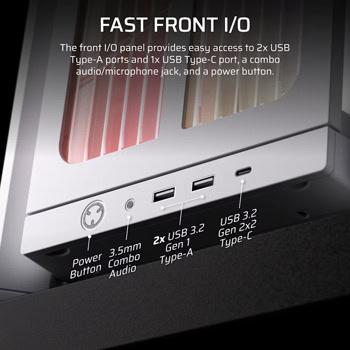 corsair frame 4000x rs white | JAR Computers corsair frame 4000x rs white