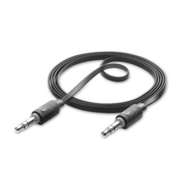 Кабел Cellular Line, от 3.5mm жак(м) към 3.5mm жак(м), 1m | JAR Computers Aux Аудио кабел 3.5mm - 3.5mm 1м