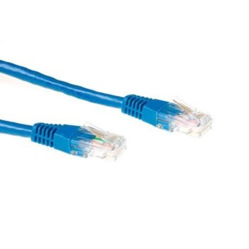 Пач кабел Ewent IM8651, UTP, Cat 6, 1.5м, син, bulk | JAR Computers Ewent IM8651 bulk