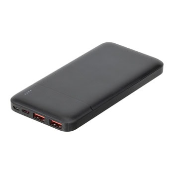 Външна батерия /power bank/ Rivacase VA2101, 10 000mAh, черна, 22.5W, QC 3.0, 2x USB-A(ж), 1x USB-C(ж) | JAR Computers Rivacase VA2101