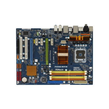 Дънна платка ASRock P45XE-WiFiN, P45, S775, DDR1200, 2xPCI-E, SB7.1, Lan1000, WiFi 802.11n, SATA RAID, 1394, eSATA, ATX | JAR Computers ASRock P45XE-WiFiN