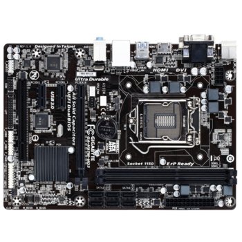 Дънна платка Gigabyte H97M-HD3, H97, LGA1150, DDR3, PCI-E (HDMI&DVI), 6x SATA 6Gb/s, 4x USB 3.0, microATX | JAR Computers Gigabyte GA-H97M-HD3