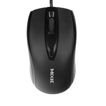 Мишка Mixie M01, оптична (1000 dpi), USB, черна, 3 бутона | JAR Computers Mixie M01 723