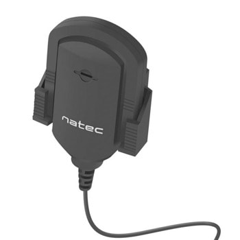Микрофон Natec Fox, 3.5m жак, преносим, черен | JAR Computers Natec Fox NMI-1352