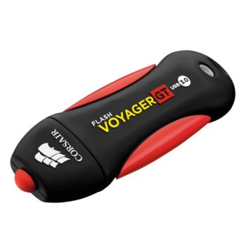 Памет 64GB USB Flash Drive, Corsair Voyager GT, USB 3.0, черна | JAR Computers Corsair 64GB Voyager GT USB