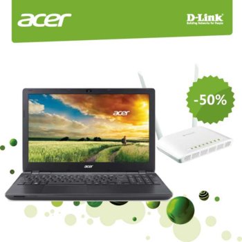 15.6 Acer Aspire E5-571G  D-Link GO-RT-AC750