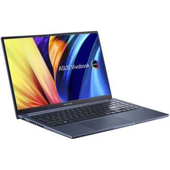 Лаптоп Asus Vivobook 15X OLED M1503IA-OLED-L721W (90NB0Y61-M001Z0)(син), осемядрен AMD Ryzen 7 4800H 2.9/4.2GHz, 15.6" (39.62 cm) Full HD OLED Display, (HDMI), 16GB DDR4, 512GB SSD, 1x USB 3.2 Gen 1 Type-C, Windows 11 Home, 1.70kg | JAR Computers Asus Vivobook 15X OLED M1503IA-OLED-L721W