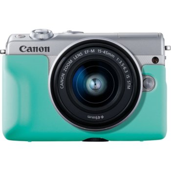 Протектор/калъф Canon EH31-FJ Face Jacket, за фотоапарат Canon EOS M100, зелен | JAR Computers Canon Face Jacket EH31-FJ Green
