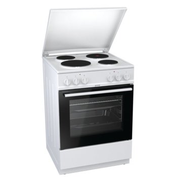 Готварска печка Gorenje E6141WB, 4 нагревателни зони, 67 л. обем, AquaClean почистване, система за сигурност, бяла image