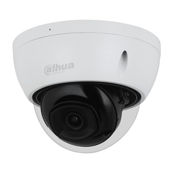 IP камерa Dahua IPC-HDBW2241E-S-0280B, куполна камера, 2Mpix (1920x1080@30FPS), 2.8mm обектив, H.265/H.264/H.264H/H.264B/MJPEG, IR осветление (до 30 м.), външна IP67/IK10, PoE (802.3af), microSD до 256GB, микрофон | JAR Computers Dahua IPC-HDBW2241E-S-0280B