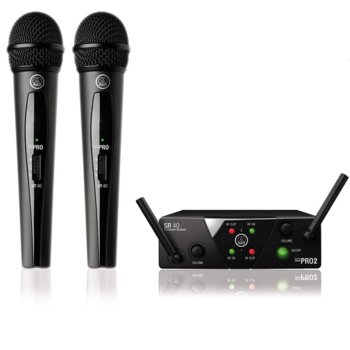 Система с 2 безжични микрофона AKG WMS40