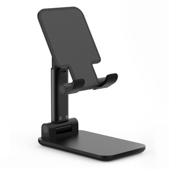 Стойка за телефон Yookie YC15, универсална, пластмасова, мека подложка, черна | JAR Computers Yookie YC15 17729