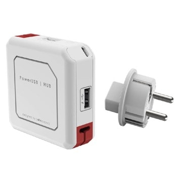 USB Хъб Allocacoc PowerUSB 9302, 4 порта, за контакт | JAR Computers Allocacoc ALOC9302