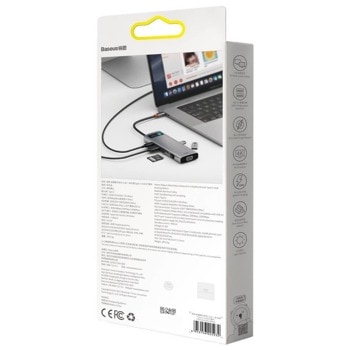 Baseus USB-C Metal Gleam Series 9-in-1 CAHUB-CU0G